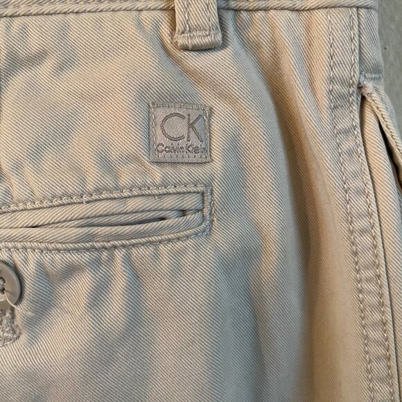 CALVIN KLEIN SIZE 30 BEIGE PANTS - Picture 4 of 6